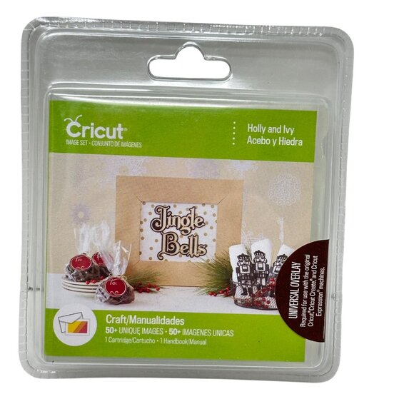 2014 Cricut Cartridge Holly And Ivy 50+ Images Cards Tags Phrases NEW Unlinked - Picture 1 of 8